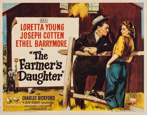 The Farmer&#039;s Daughter - Movie Poster