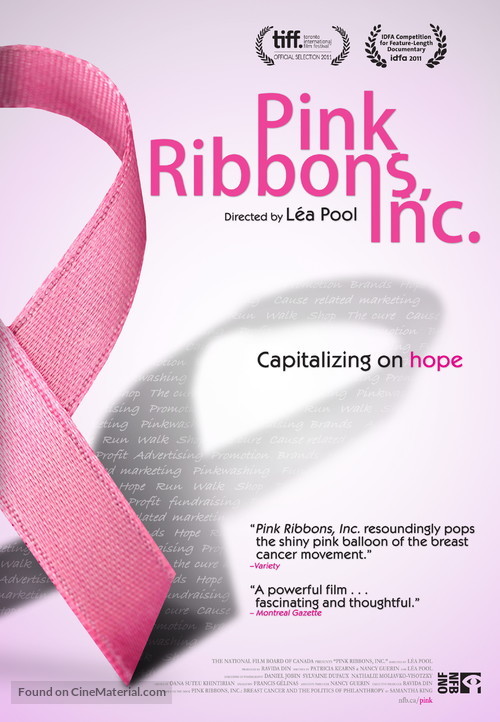 Pink Ribbons, Inc. - Canadian Movie Poster