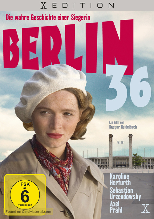 Berlin 36 - German Movie Cover