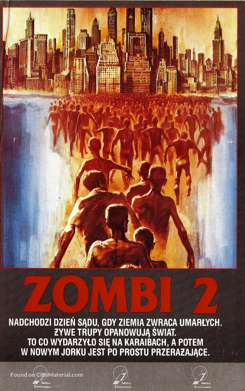 Zombi 2 - Polish VHS movie cover