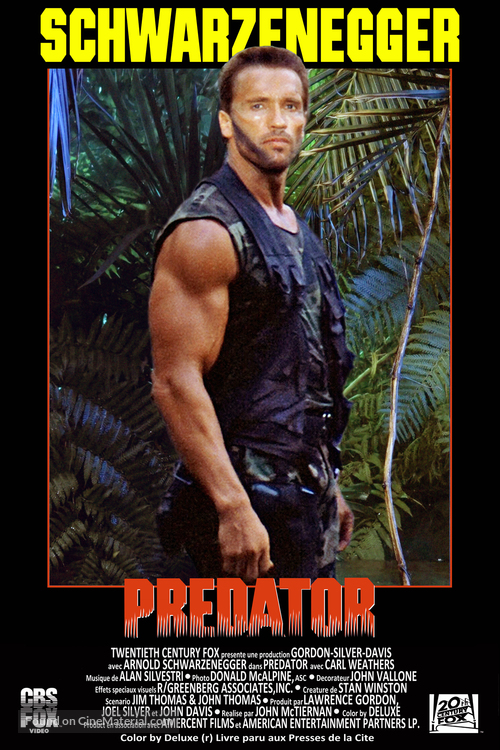 Predator - French Movie Cover
