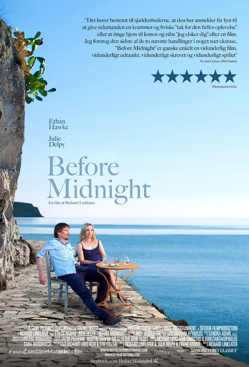 Before Midnight - Danish Movie Poster