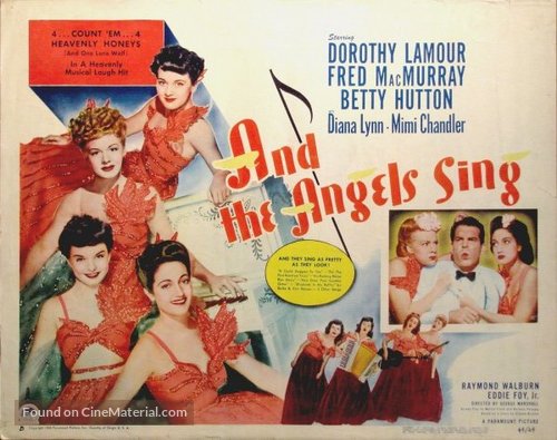 And the Angels Sing - Movie Poster