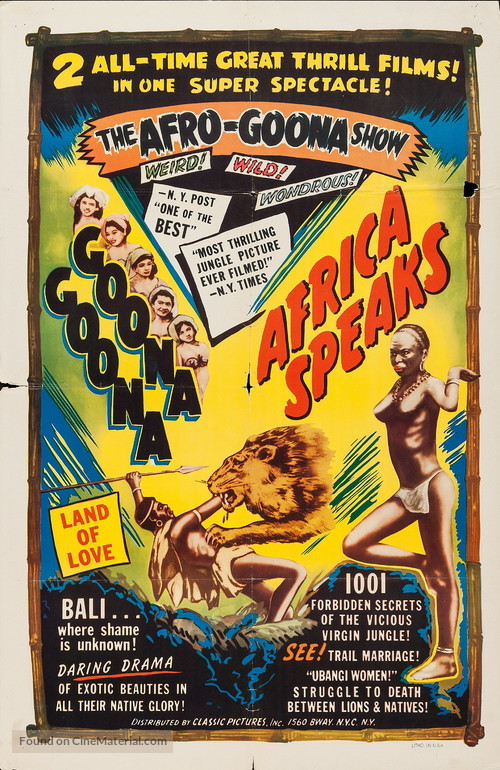 Africa Speaks! - Combo movie poster