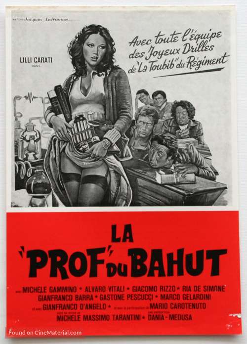 La professoressa di scienze naturali - French Movie Poster