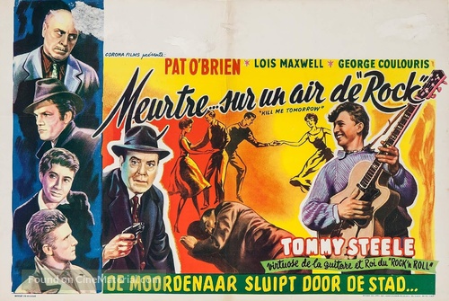 Kill Me Tomorrow - Belgian Movie Poster