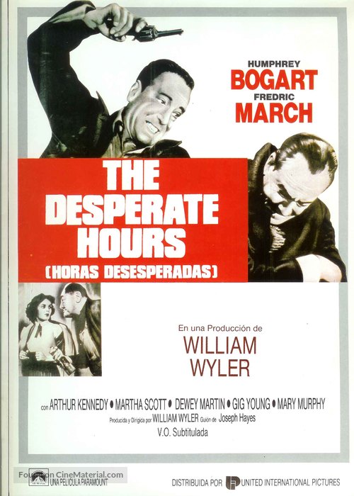 The Desperate Hours - Spanish Movie Poster