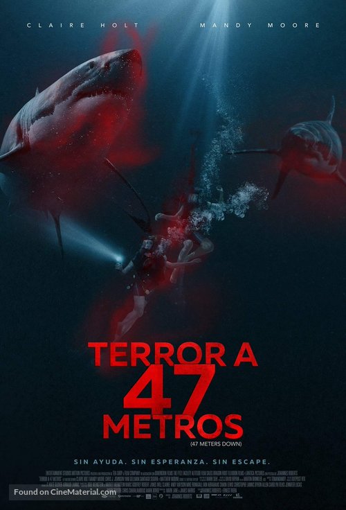 47 Meters Down - Mexican Movie Poster