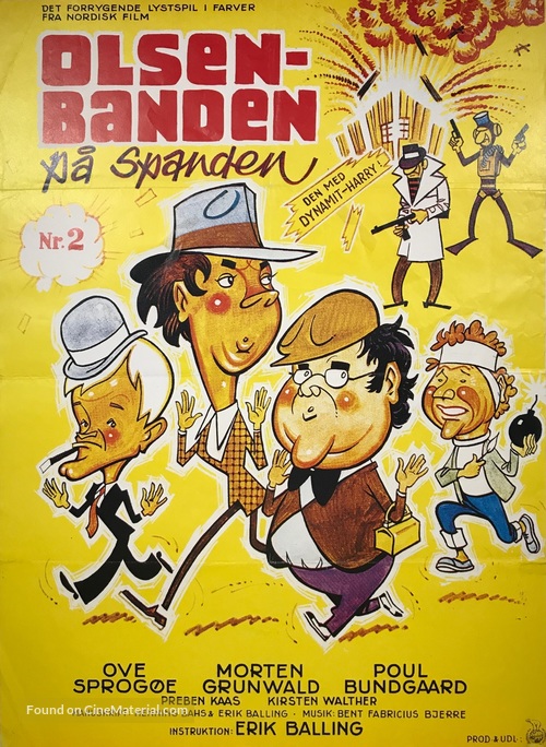 Olsen-banden p&aring; spanden - Danish Movie Poster