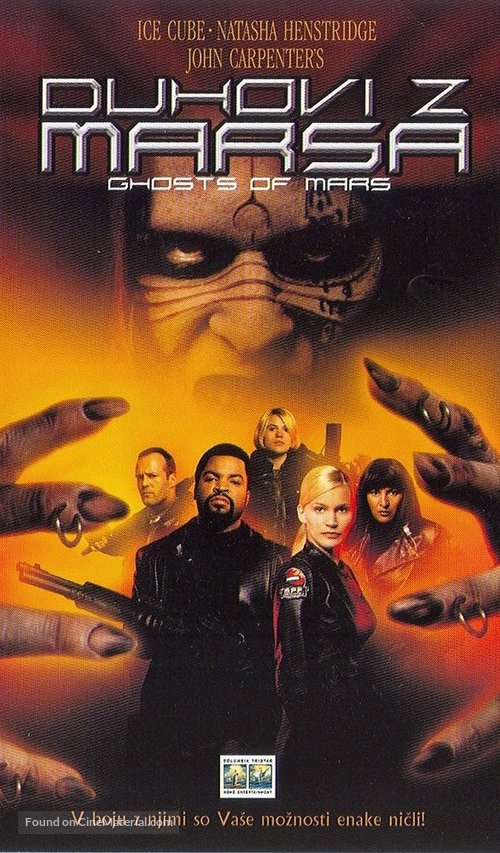 Ghosts Of Mars - Slovenian VHS movie cover