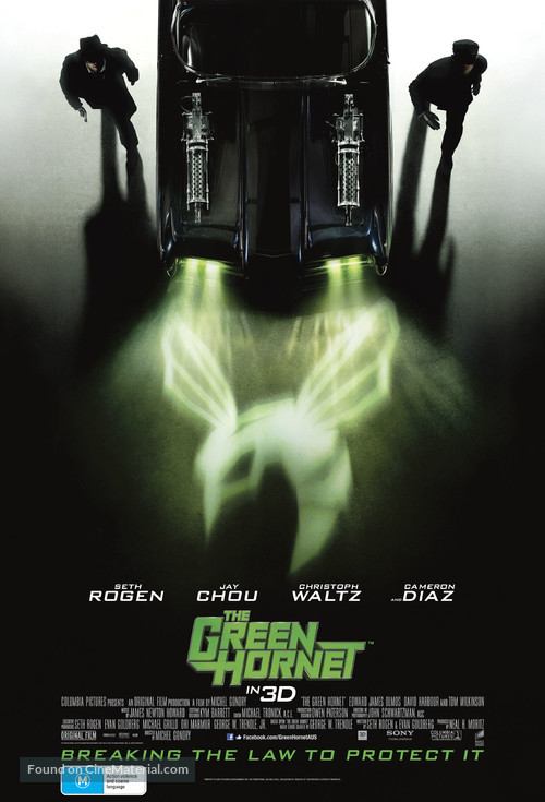 The Green Hornet - Australian Movie Poster