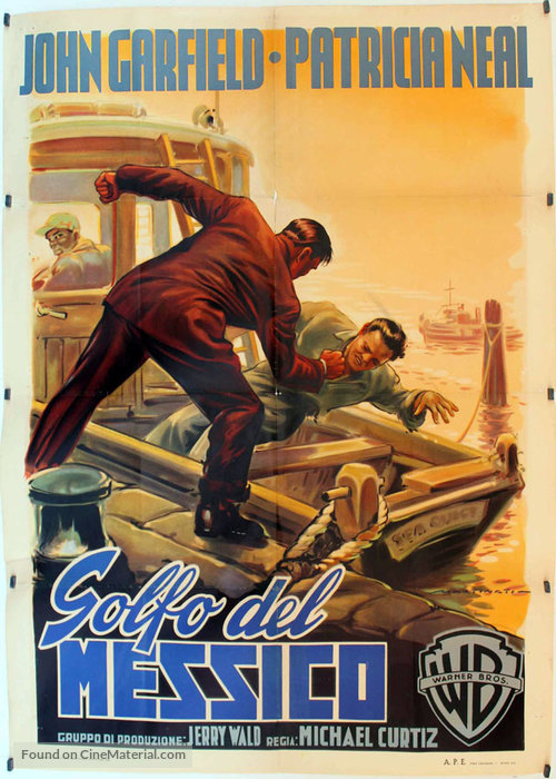 The Breaking Point (1950) Italian movie poster