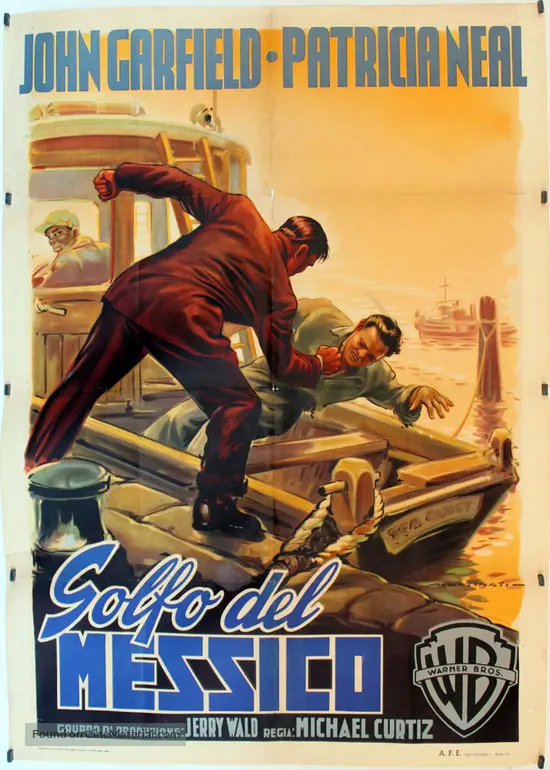 The Breaking Point (1950) Italian movie poster