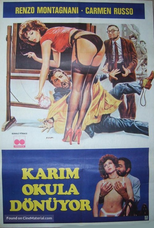 Mia moglie torna a scuola - Turkish Movie Poster