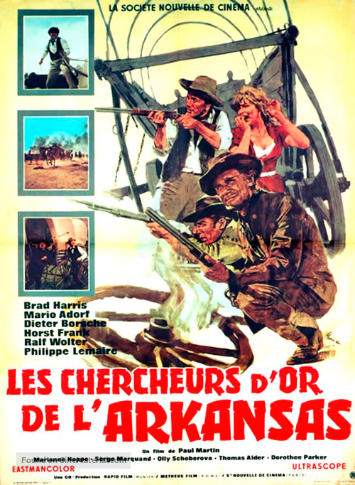 Die Goldsucher von Arkansas - French Movie Poster