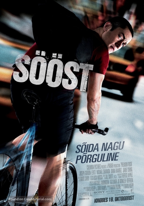 Premium Rush - Estonian Movie Poster