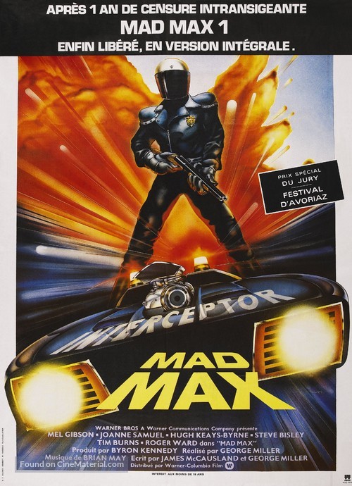 Mad Max - French Movie Poster