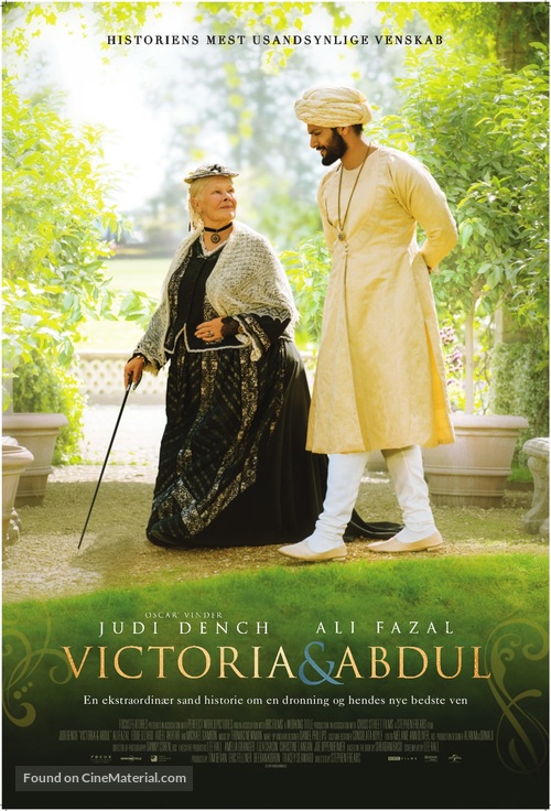 Victoria and Abdul - Danish Movie Poster