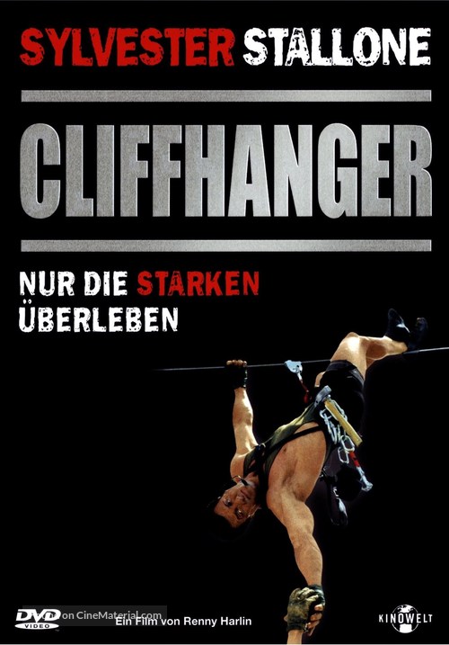 Cliffhanger - German DVD movie cover