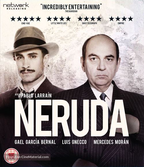 Neruda - British Blu-Ray movie cover