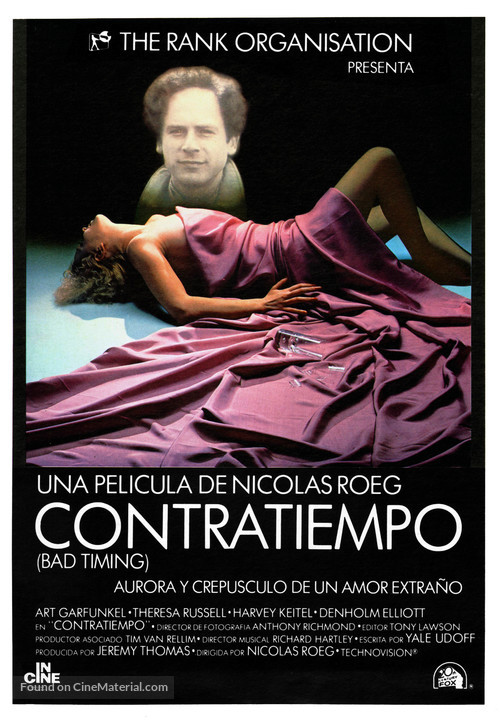 Bad Timing - Spanish Movie Poster