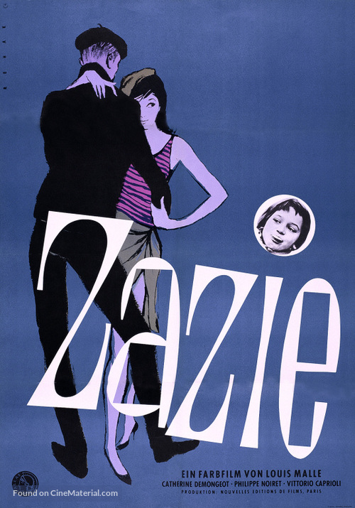 Zazie dans le m&eacute;tro - German Movie Poster