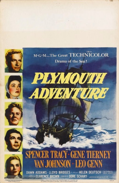 Plymouth Adventure - Movie Poster