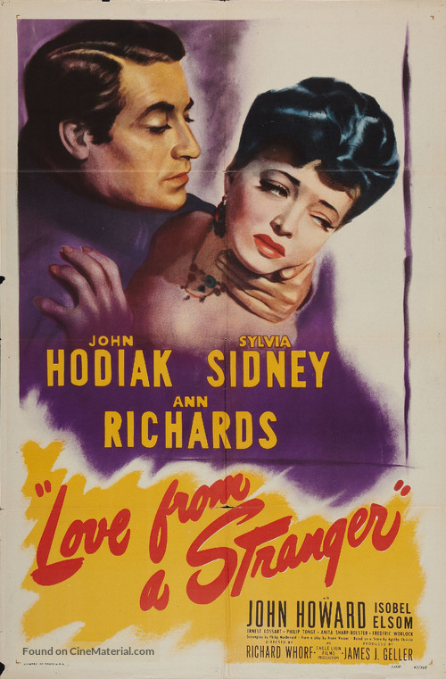 Love from a Stranger - Movie Poster
