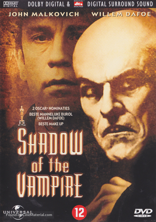 Shadow of the Vampire - Dutch DVD movie cover