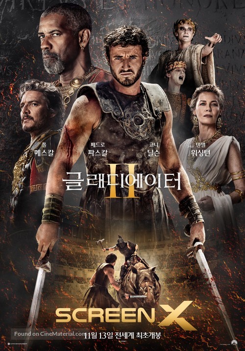 Gladiator II - South Korean Movie Poster