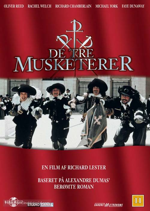 The Four Musketeers - Danish DVD movie cover