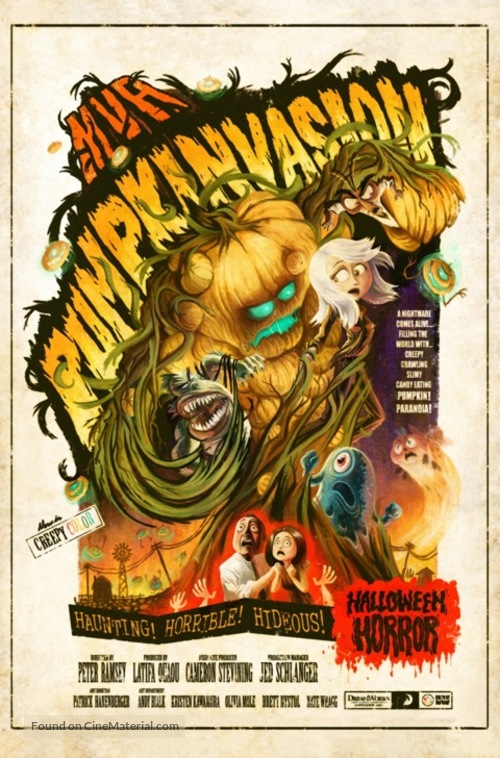 Monsters vs Aliens: Mutant Pumpkins from Outer Space - Movie Poster