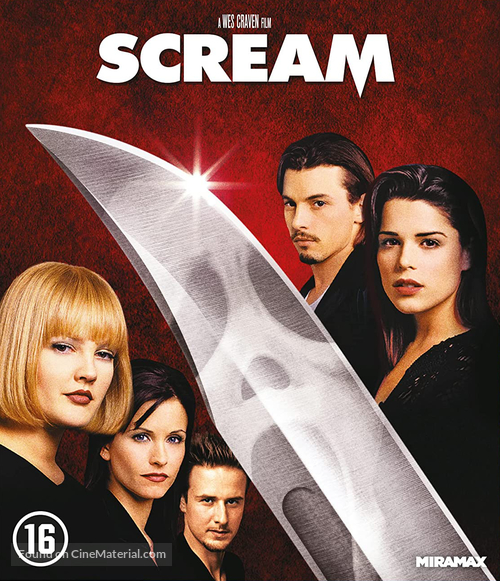 Scream - Dutch Blu-Ray movie cover