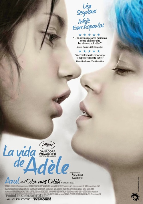 La vie d&#039;Ad&egrave;le - Colombian Movie Poster