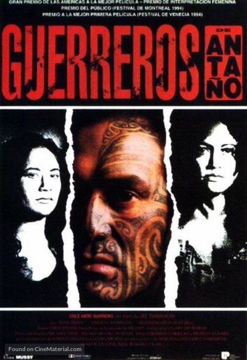 Once Were Warriors - Spanish poster