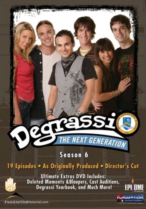 &quot;Degrassi: The Next Generation&quot; - Canadian DVD movie cover