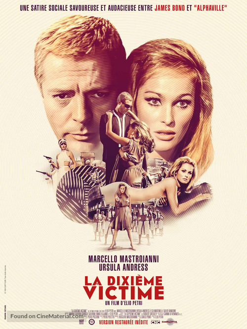 La decima vittima - French Re-release movie poster