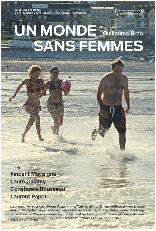 Un monde sans femmes - French Movie Poster