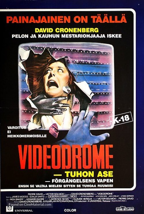 Videodrome - Finnish Movie Cover