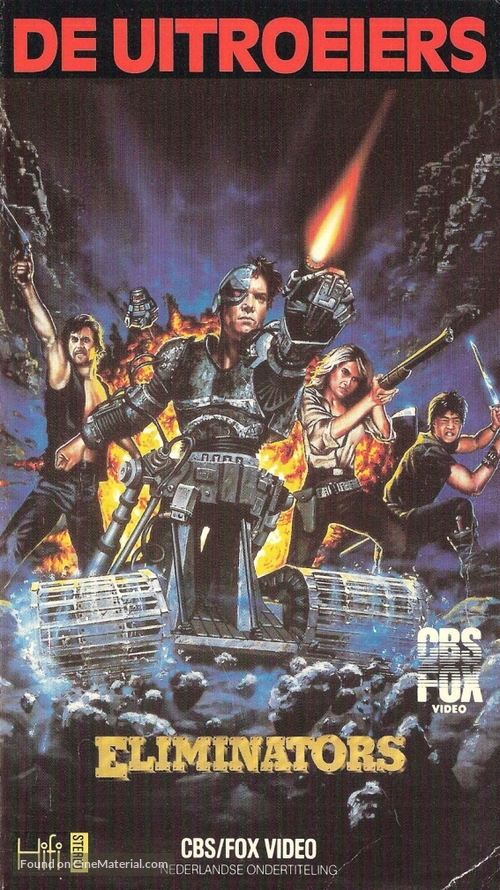 Eliminators - Dutch VHS movie cover