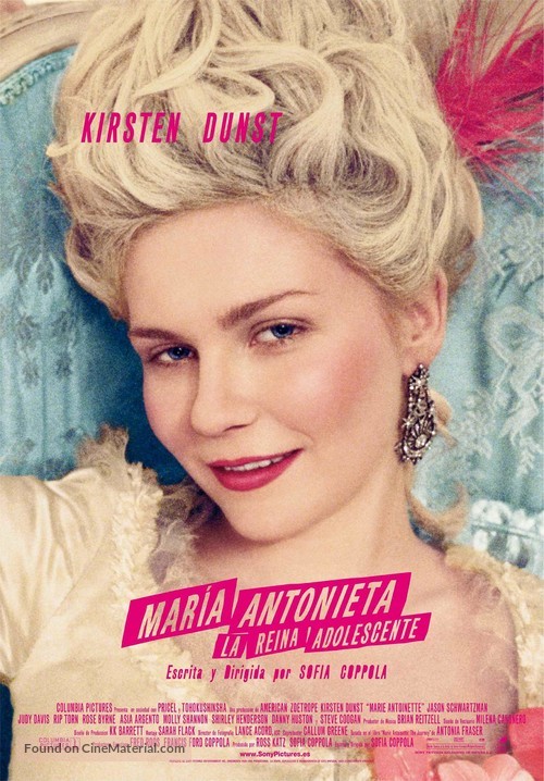 Marie Antoinette - Spanish Movie Poster