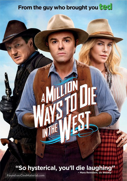 A Million Ways to Die in the West - DVD movie cover