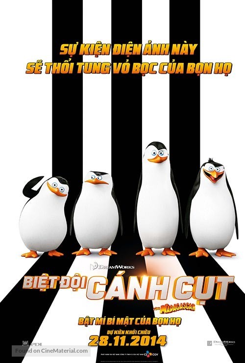 Penguins of Madagascar - Vietnamese Movie Poster