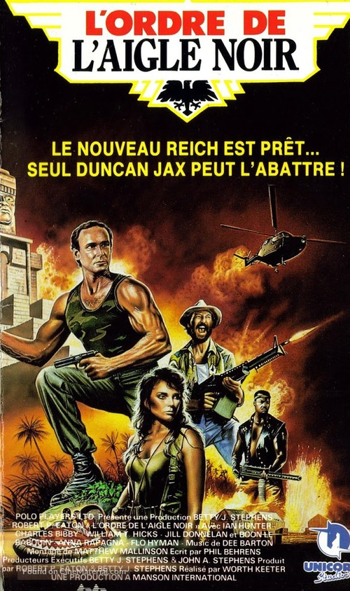 The Order of the Black Eagle - French VHS movie cover