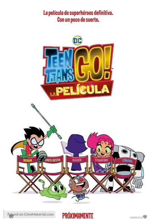 Teen Titans Go! To the Movies - Spanish Movie Poster