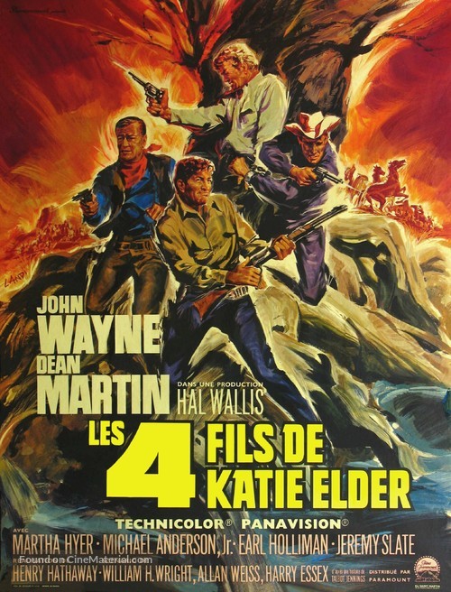 The Sons of Katie Elder - French Movie Poster
