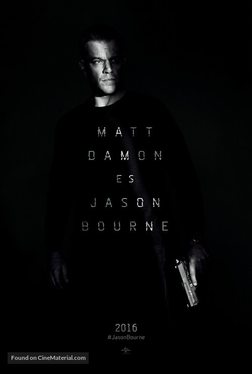 Jason Bourne - Spanish Movie Poster