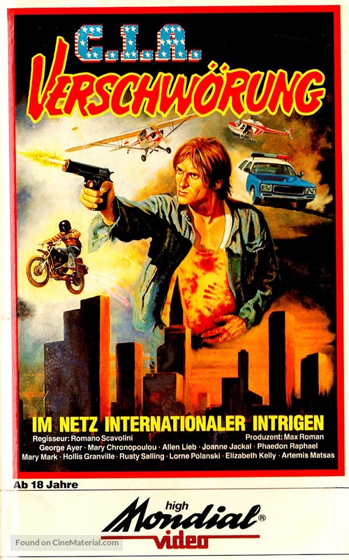 Savage Hunt - German VHS movie cover