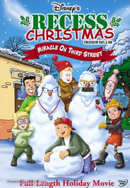 Recess Christmas: Miracle on Third Street - Movie Cover