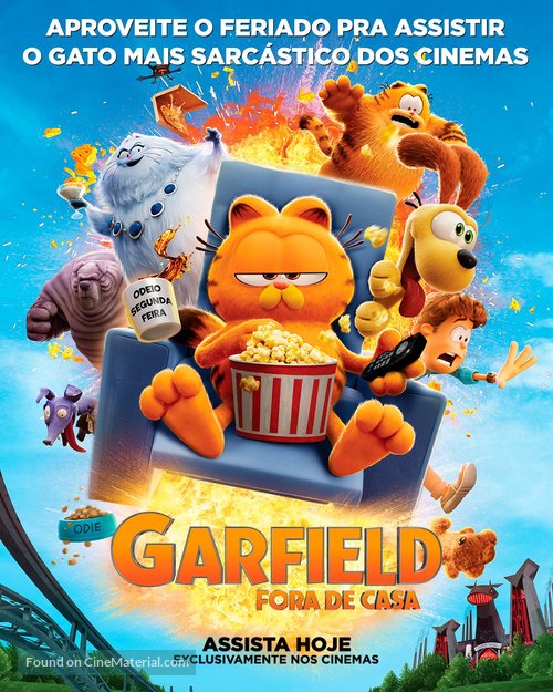 The Garfield Movie - Brazilian Movie Poster